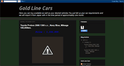 Desktop Screenshot of goldlinecars.blogspot.com