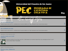 Tablet Screenshot of escrituraclaustro.blogspot.com