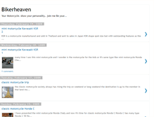 Tablet Screenshot of classicbike-bikerheaven.blogspot.com