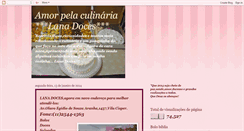 Desktop Screenshot of lanadoces.blogspot.com