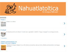 Tablet Screenshot of nahuatlatoltica.blogspot.com