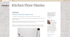 Desktop Screenshot of kitchenfloordiaries.blogspot.com