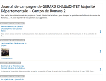 Tablet Screenshot of gerard-chaumontet-romans2.blogspot.com