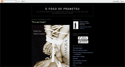 Desktop Screenshot of fogodeprometeu.blogspot.com