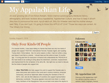 Tablet Screenshot of myappalachianlife.blogspot.com