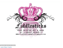 Tablet Screenshot of fiddlesticksart.blogspot.com