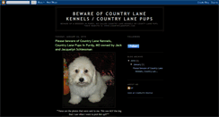 Desktop Screenshot of countrylanepups.blogspot.com