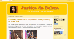 Desktop Screenshot of justicadabeleza.blogspot.com