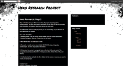 Desktop Screenshot of heroresearch.blogspot.com