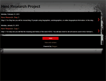 Tablet Screenshot of heroresearch.blogspot.com