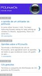 Mobile Screenshot of pclinuxos-portugal.blogspot.com