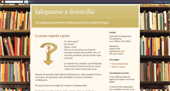 Desktop Screenshot of falegnameadomicilio.blogspot.com