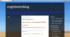 Desktop Screenshot of englishelen.blogspot.com