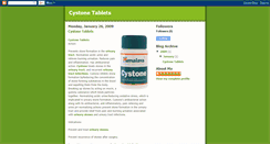Desktop Screenshot of cystonetablets.blogspot.com