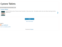 Tablet Screenshot of cystonetablets.blogspot.com