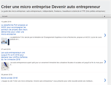 Tablet Screenshot of micro-entreprise.blogspot.com