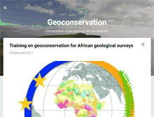 Tablet Screenshot of geo-conservation.blogspot.com