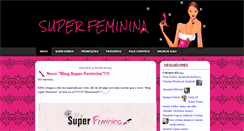 Desktop Screenshot of mulhersuperfeminina.blogspot.com