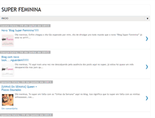 Tablet Screenshot of mulhersuperfeminina.blogspot.com