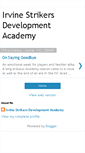Mobile Screenshot of irvinestrikersdevacademy.blogspot.com