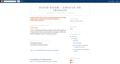 Desktop Screenshot of davidbohm2.blogspot.com