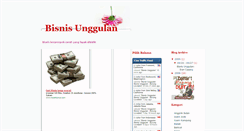 Desktop Screenshot of 1bisnisunggulan.blogspot.com