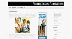 Desktop Screenshot of franquiciasrentables.blogspot.com