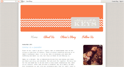 Desktop Screenshot of catchingupwiththekeys.blogspot.com