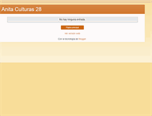 Tablet Screenshot of anitaculturas.blogspot.com