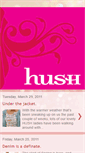Mobile Screenshot of hushclothing.blogspot.com