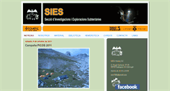 Desktop Screenshot of espeleosies.blogspot.com