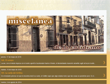 Tablet Screenshot of lamiscelaneadelocotidiano.blogspot.com