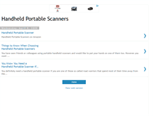 Tablet Screenshot of handheldportablescanners.blogspot.com