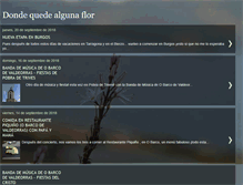 Tablet Screenshot of dondequedealgunaflor.blogspot.com