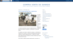 Desktop Screenshot of compraganado.blogspot.com