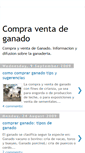 Mobile Screenshot of compraganado.blogspot.com