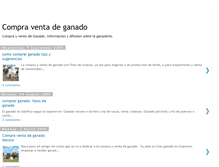 Tablet Screenshot of compraganado.blogspot.com