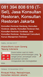 Mobile Screenshot of konsultanrestoranjakarta.blogspot.com