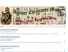 Tablet Screenshot of antiquechristmasmusic.blogspot.com