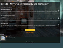 Tablet Screenshot of biztodd.blogspot.com