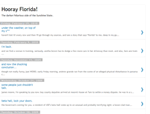 Tablet Screenshot of hooray-florida.blogspot.com
