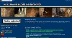 Desktop Screenshot of misblogsdegeologia.blogspot.com