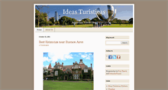 Desktop Screenshot of ideas-turisticas.blogspot.com