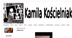 Desktop Screenshot of kamilakoscielniak.blogspot.com