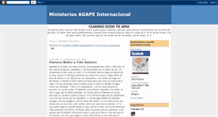 Desktop Screenshot of ministeriosagapeinternacional.blogspot.com