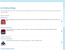 Tablet Screenshot of iz-elegantshop.blogspot.com