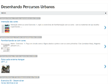 Tablet Screenshot of desenhandopercursosurbanos.blogspot.com