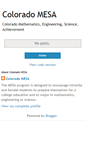 Mobile Screenshot of coloradomesa.blogspot.com