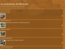 Tablet Screenshot of lesanimationsdubibelotier.blogspot.com