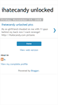 Mobile Screenshot of ihatecandy-unlocked.blogspot.com
